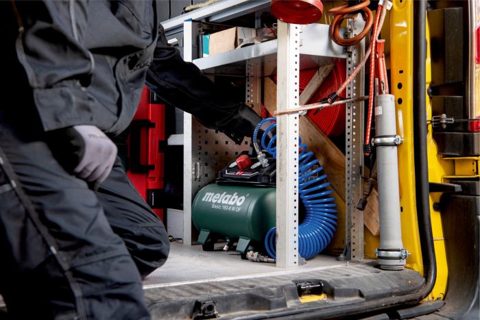 Компрессор воздушный Metabo BASIC 160-6 W OF безмасляный, 900Вт, 6л, 160л/мин, 8бар, 8.4кг