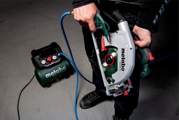 Компрессор воздушный Metabo BASIC 160-6 W OF безмасляный, 900Вт, 6л, 160л/мин, 8бар, 8.4кг