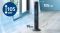 Вентилятор Philips колонный, 110см, 40Вт, пульт ДУ, дисплей, графит
