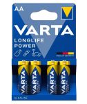 Батарейка Varta Longlife Power щелочная AA блистер, 4 шт