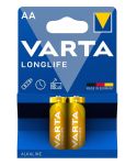 Батарейка Varta Longlife лужна AA блістер, 2 шт