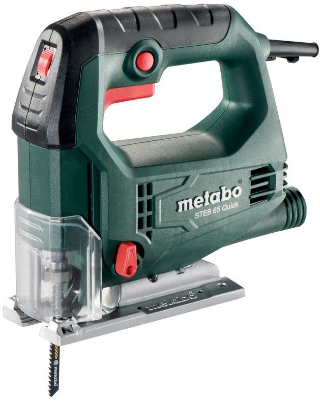 Лобзик Metabo STEB 65 QUICK, 450Вт, 600-3000об/мин, ход 18мм, кофр, 1.9кг