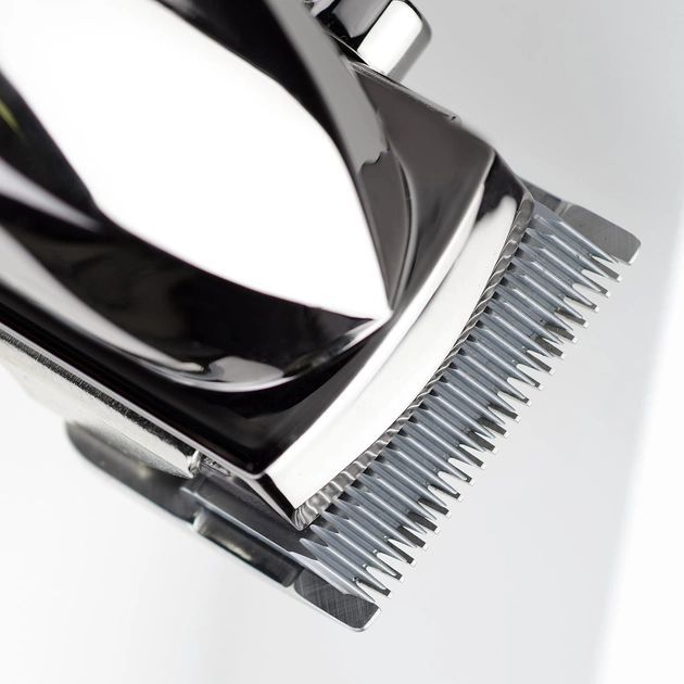 Машинка для стриження  Babyliss, мережа+акум., вібраційний мотор, насадок-10, кейс, чохол, гребінець у компл., сталь, сірий