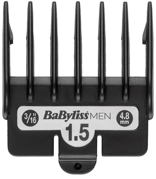 Машинка для стриження  Babyliss, мережа+акум., вібраційний мотор, насадок-10, кейс, чохол, гребінець у компл., сталь, сірий