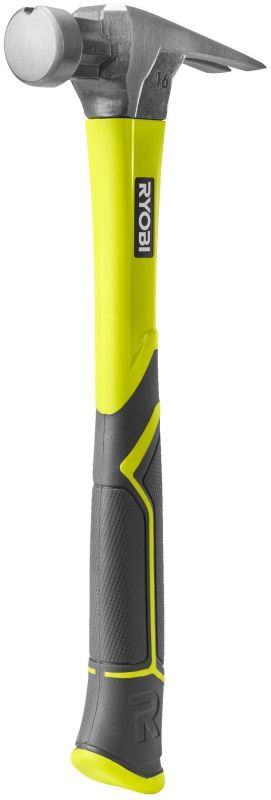 Молоток столярний Ryobi RH16FSS 450г магнітний утримувач руків'я скловолокно
