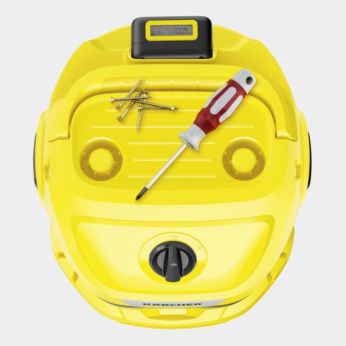 Пылесос профессиональный аккумуляторный Karcher WD 2-18, 18В, контейнер 12л, без АКБ и ЗП