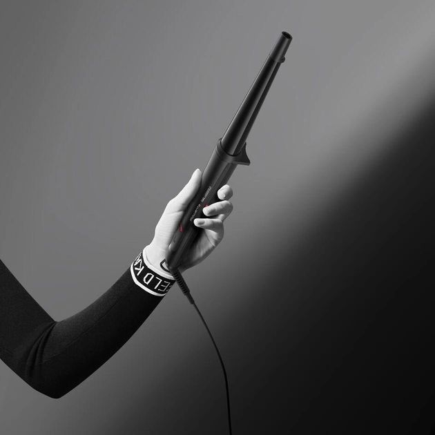 Плойка Rowenta x Karl Lagerfeld Conical Curler, конусна, 40Вт, 120-200С, турмалін, чорний