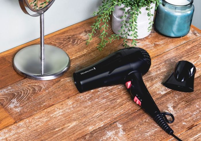 Фен Remington MyStylist, 1900Вт, 2 режими, іоніз-я, хол. обдув, чорний