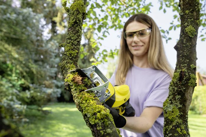 Пила шабельна акумуляторна Karcher PGS 4-18 18В пропил 80мм 1.4кг без АКБ та ЗП