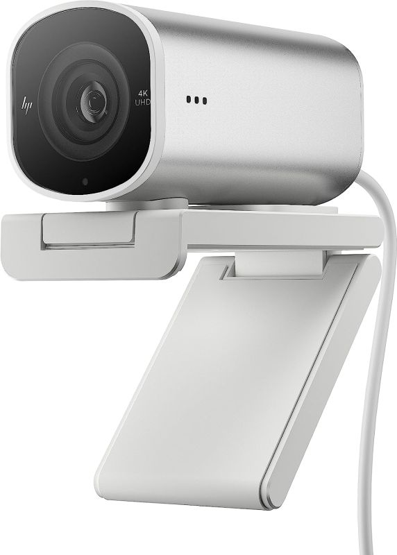 Вебкамера HP 960 Streaming, 4K, 30fps, auto focus, сріблястий