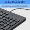 Клавиатура мембранная HP 150, 104key, USB-A, EN/RU, чорний
