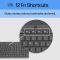 Клавиатура мембранная HP 150, 104key, USB-A, EN/RU, чорний