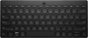 Клавіатура мембранна HP 350 Compact Multi-Device, 78key, BT, EN/UK, чорний