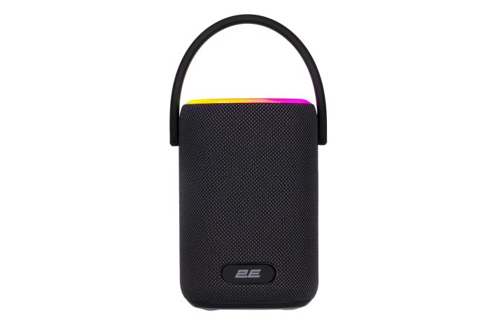 Портативна акустична система 2E SoundXDrum 50Вт, BT 5.3, TWS, RGB, PowerBank, IPX7, Чорний
