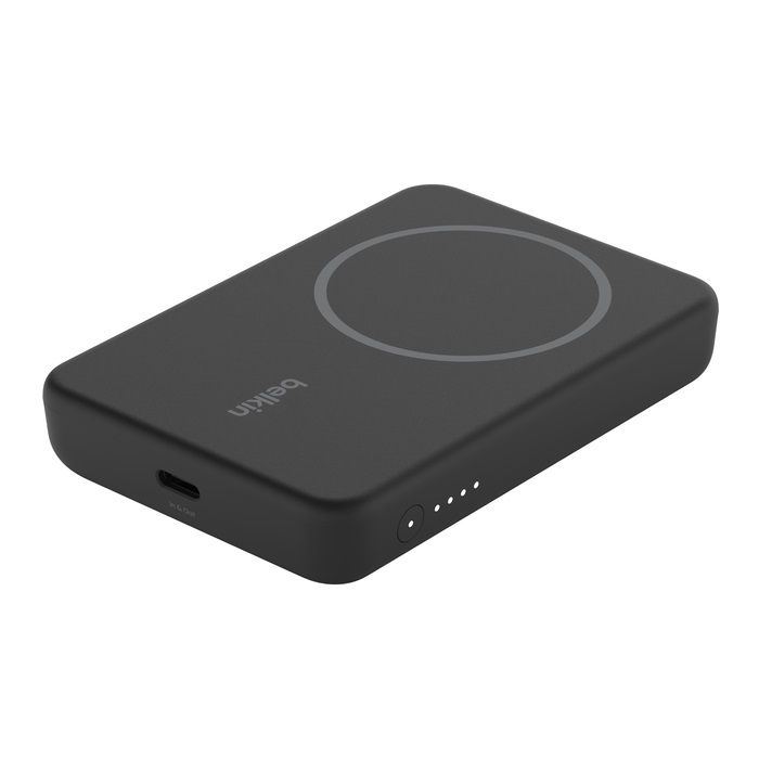 Портативное зарядное устройство Power Bank Belkin 5000мАч, MagSafe Wireless, черный