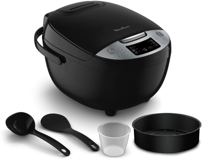 Мультиварка Moulinex SimplyCook, 750Вт, чаша-4л, сенсорное управл., пластик, черный