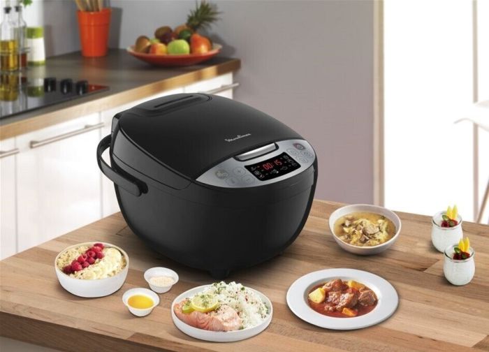 Мультиварка Moulinex SimplyCook, 750Вт, чаша-4л, сенсорное управл., пластик, черный