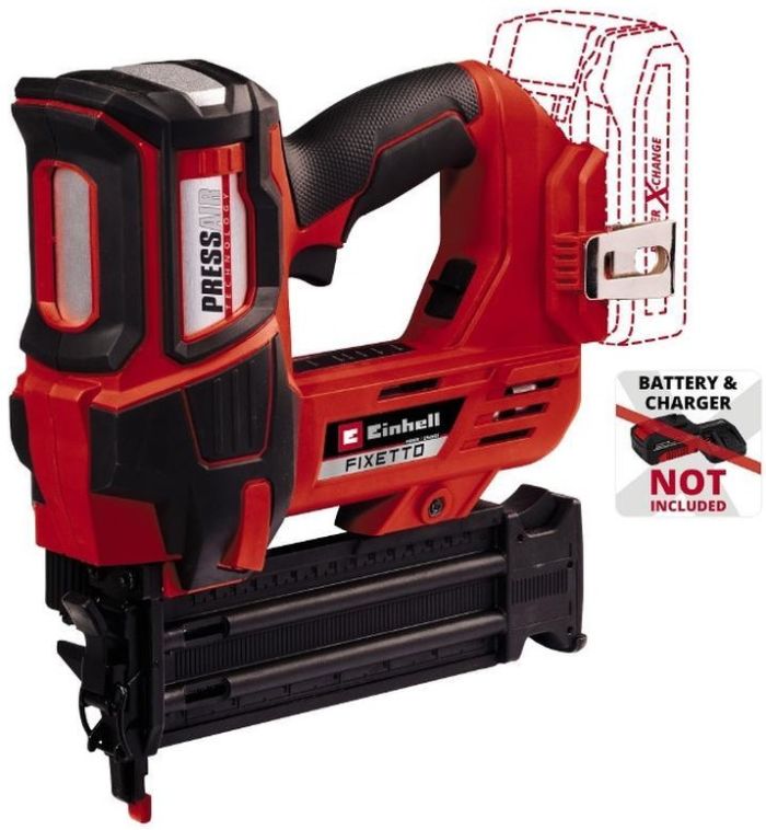 Цвяхозабивач акумуляторний Einhell Professional FIXETTO 18/50 N PXC 18В 15-50мм 60уд/хв LED 3.1кг без АКБ та ЗП