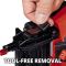 Цвяхозабивач акумуляторний Einhell Professional FIXETTO 18/50 N PXC 18В 15-50мм 60уд/хв LED 3.1кг без АКБ та ЗП
