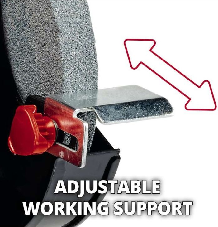 Станок точильный Einhell TC-WD 200/150, 250Вт, круг 200/150х32мм, 134-2980об/мин, 9.1 кг