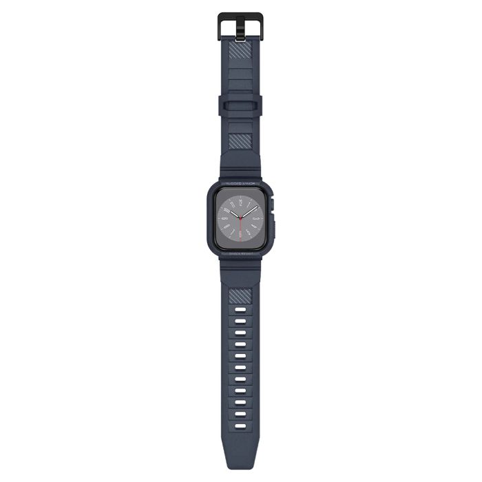 Чохол та ремінець 2в1 Spigen для Apple Watch 45-44mm, Rugged Armor Pro, Charcoal Gray