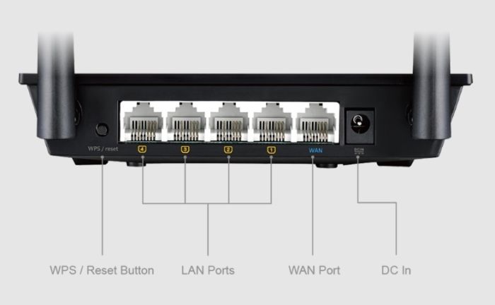 Маршрутизатор ASUS RT-N12E/C1 N300, 1xFE WAN, 4xFE LAN