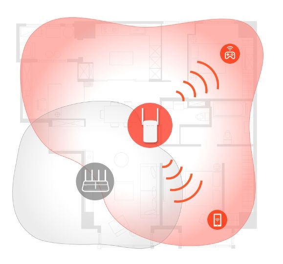 Розширювач покриття WiFi MERCUSYS  AC1200, 1хFE LAN Mercusys ME30