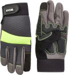 Рукавички робочі Ryobi RAC811XL, захист від порізів, вологозахист, р.XL, сіро-жовтий