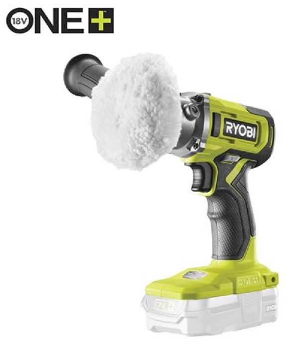 Шліфмашина полірувально-шліфувальна акумуляторна Ryobi ONE+ RDP18-0 18В 76мм 7800об/хв шпиндель М8 2 режими роботи набір аксесуарів 1.3кг без АКБ та ЗП