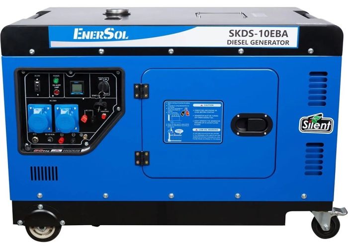 Генератор дизельний EnerSol, 230В, 1 фаза, 9/10кВт, електростартер, 230кг