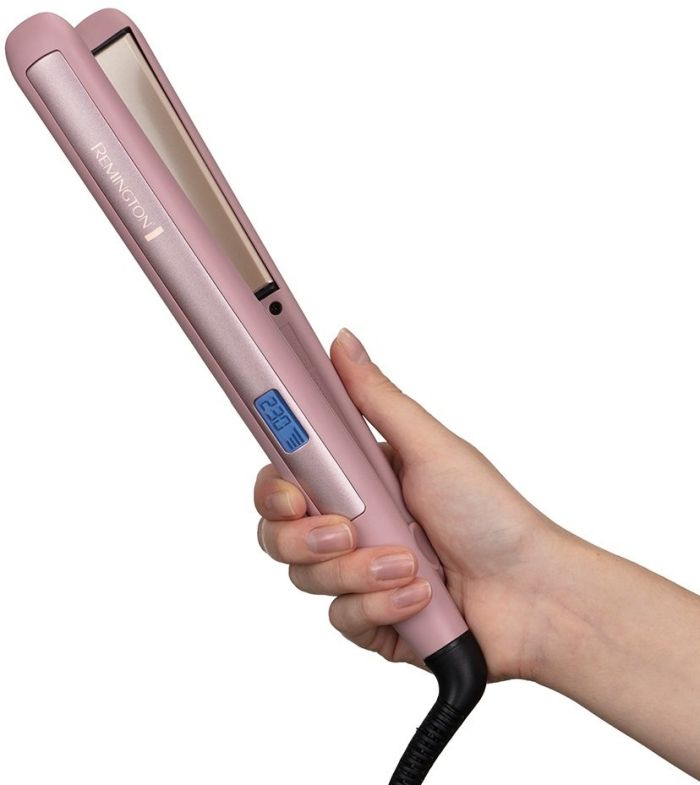 Випрямляч Remington Coconut Smooth, 47Вт, темп.режимів-9, 150-230С, дисплей, кераміка, рожевий