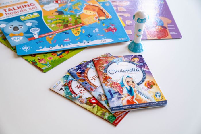 Книга English 200 words сезон 1,2 с интерактивной способностью Smart Koala, 2шт