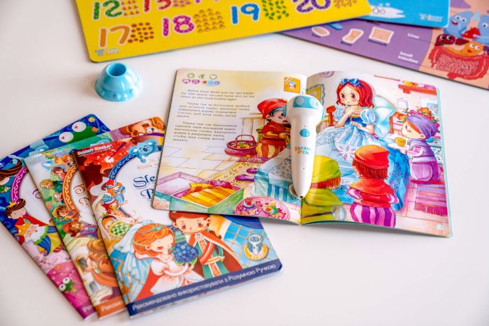 Книга English 200 words сезон 1,2 с интерактивной способностью Smart Koala, 2шт