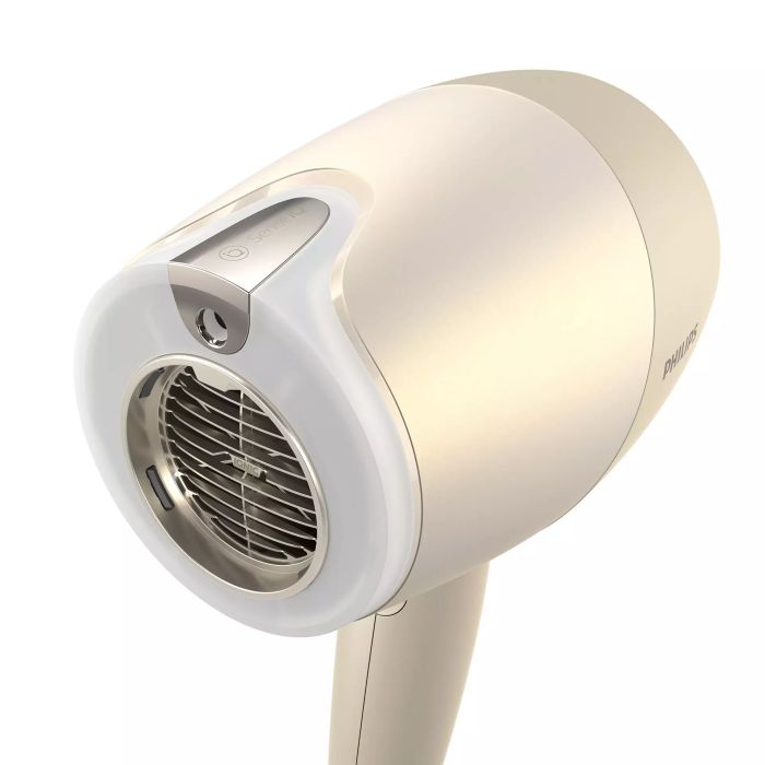 Фен Philips 9000 Series SenseIQ, 1800Вт, режимов-3, дифузор, иониз-я, хол. обдув, турбо, золотой