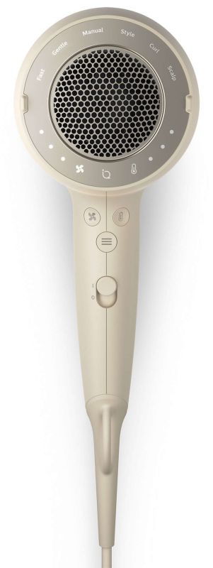 Фен Philips 9000 Series SenseIQ, 1800Вт, режимов-3, дифузор, иониз-я, хол. обдув, турбо, золотой