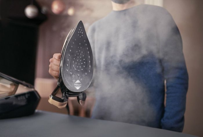 Праска-парогенератор Tefal Pro Express Vision, 3000Вт, 1100мл, паровий удар -750гр, постійна пара - 180гр, чорно-золотий