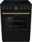 Плита Gorenje электрическая стеклокерамическая, 71л, 60x60см, дисплей, программатор, приготовление с паром, черный матовый
