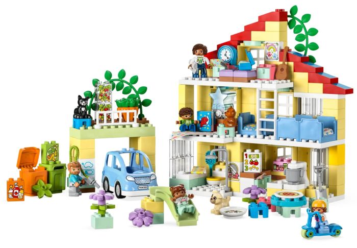 Конструктор LEGO DUPLO Town Сімейний будинок 3в1