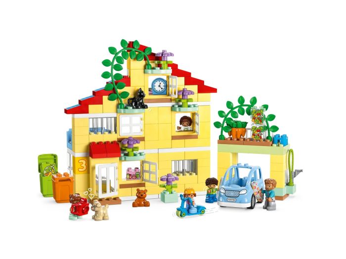 Конструктор LEGO DUPLO Town Сімейний будинок 3в1