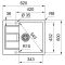 Кухонная мойка Franke Sirius 2.0, тектонайт, прямоугольная, с крылом, 620х500х200, чаша- 1, врезная, S2D 611-62, серый