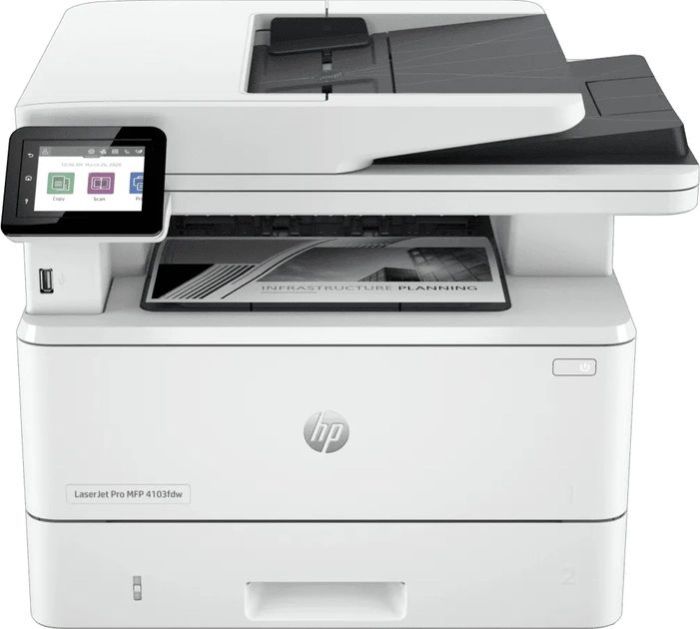 Багатофункціональний пристрій А4 ч/б HP LaserJet Pro 4103fdw з Wi-Fi