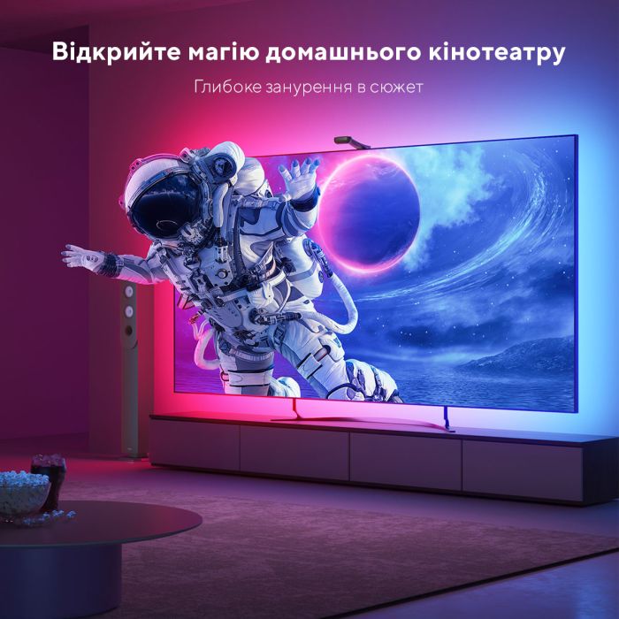 Набор адаптивной подсветки Govee H605C Envisual TV Backlight T2 with Dual Cameras 75-85' RGB Черный