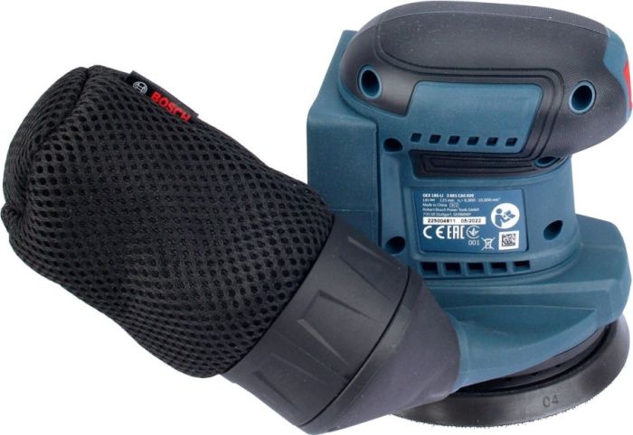 Шліфмашина ексцентрикова акумуляторна Bosch Professional GEX 185-LI 18В 125мм 6000-10000об/хв 0.93кг без АКБ та ЗП