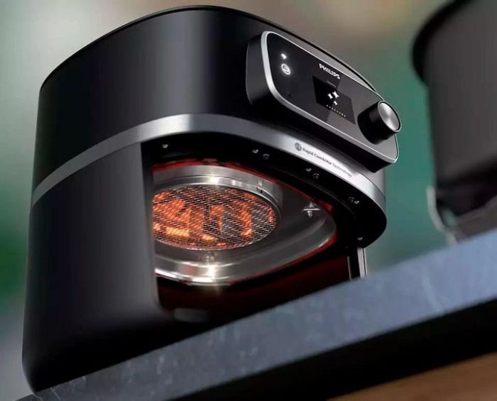 Мультипіч Philips Combi XXL Connected, 2200Вт, чаша-8.3л, сенсорне керув., пластик, чорний