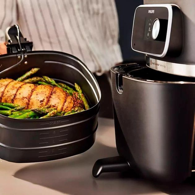 Мультипіч Philips Combi XXL Connected, 2200Вт, чаша-8.3л, сенсорне керув., пластик, чорний