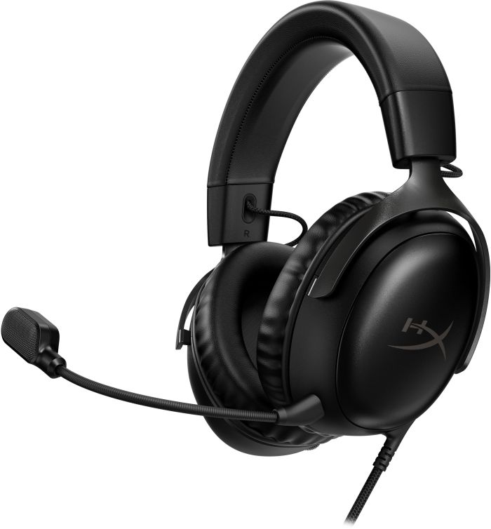 Гарнітура ігрова HyperX Cloud III, mini-jack/USB-A/USB-C, 1.2м/1.3м, чорний