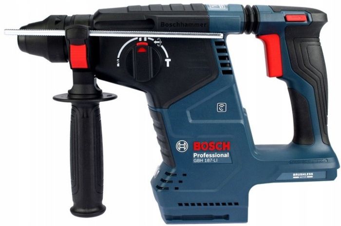 Перфоратор акумуляторний Bosch Professional GBH 187-LI SDS-plus 18В 1х5А·год 2.4Дж 3кг