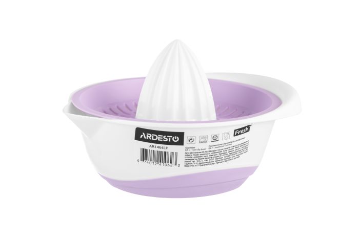 Ardesto Citrus manual queezer Fresh, 0.6л, пластик, лиловый