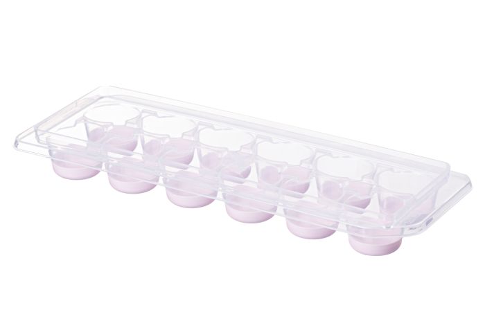 Форма для льда с крышкой ARDESTO Fresh Cylinder, 27х9.5х3.8см, силикон, пластик, лиловый