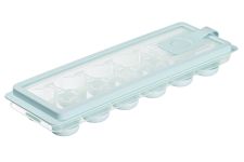 Форма для льоду з кришкою Ardesto Fresh Cylinder, 27х9.5х3.8см, силікон, пластик, блакитний